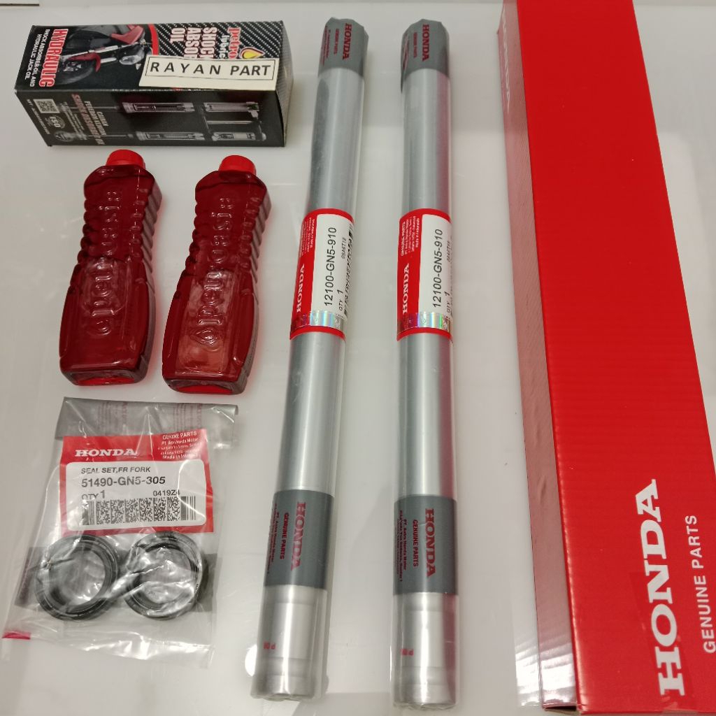 As shock depan honda Grand Astrea Prima Lagenda sok+sil+oli sepasang