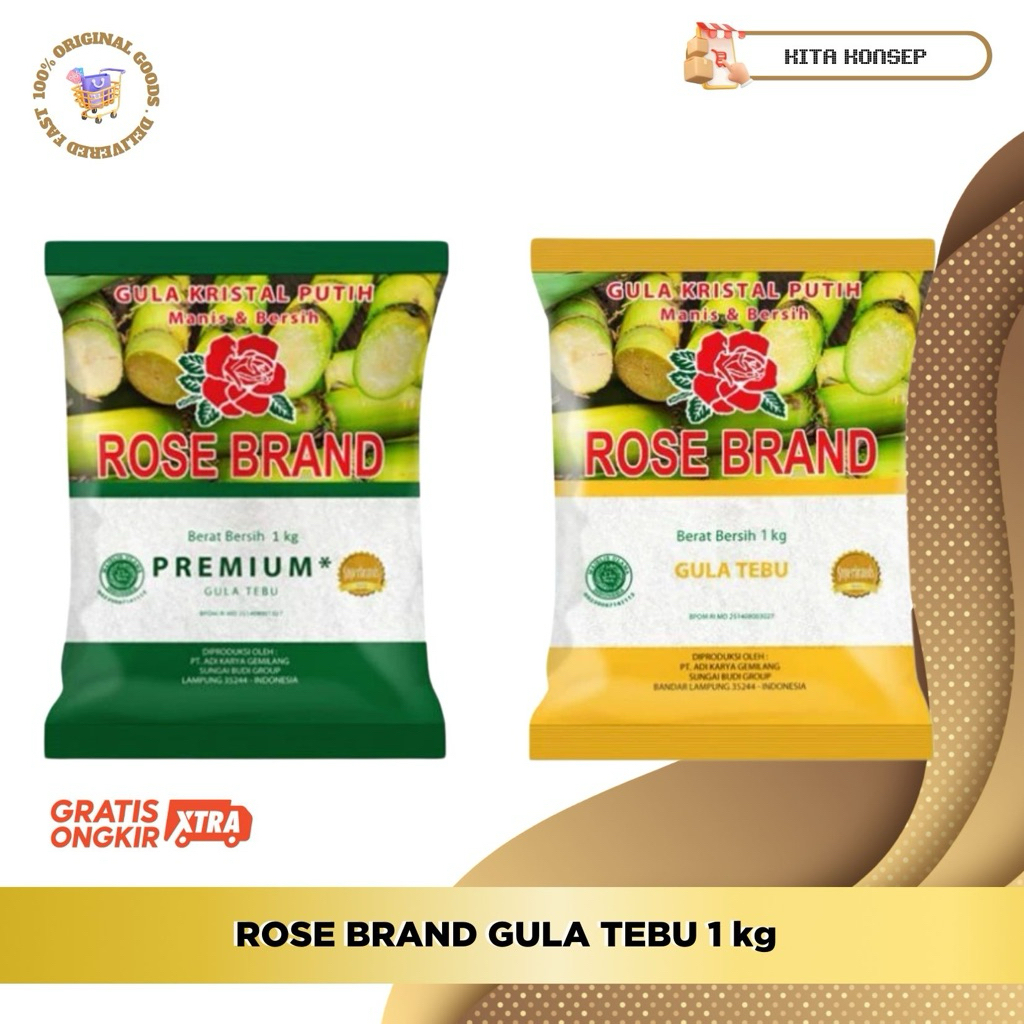 

ROSEBRAND GULA TEBU HIJAU KUNING 1 kg