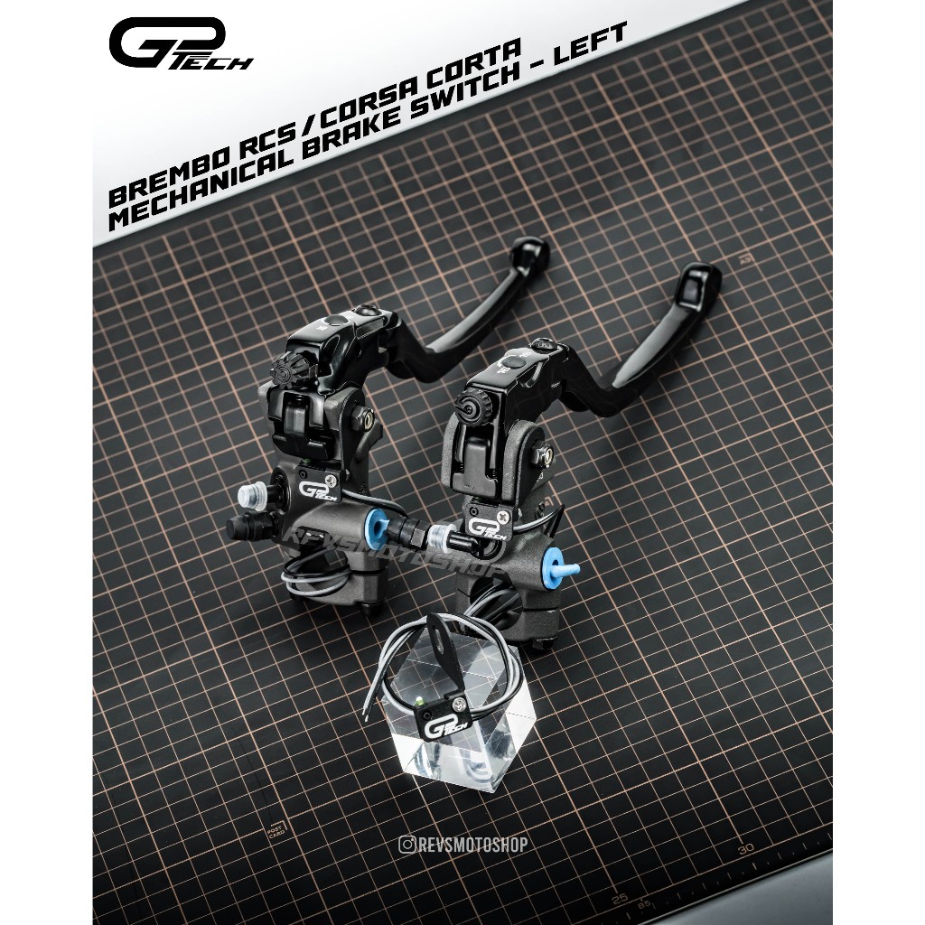 BREMBO MECHANICAL BRAKE SWITCH / SWITCH REM MASTER BREMBO 'KIRI/LEFT' BY GPTECH