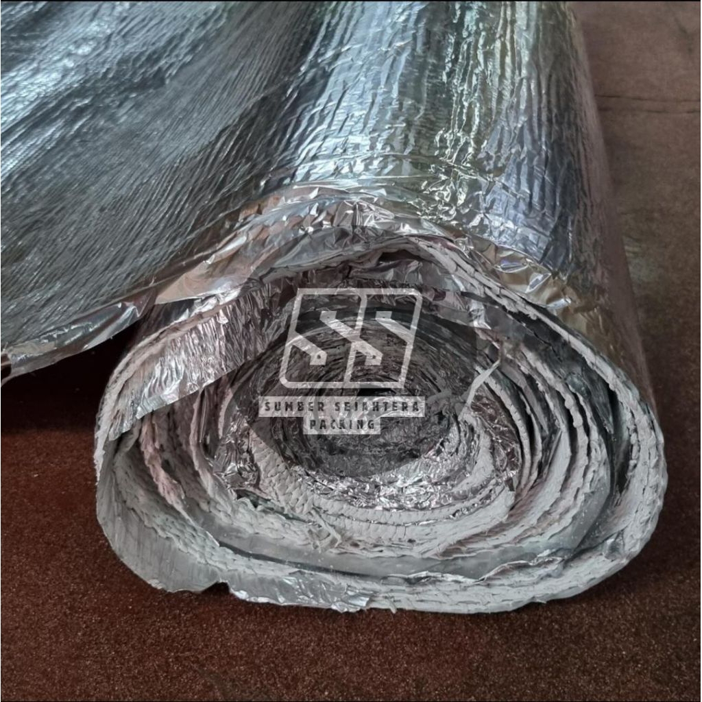Kain asbestos cloth with alumunium foil