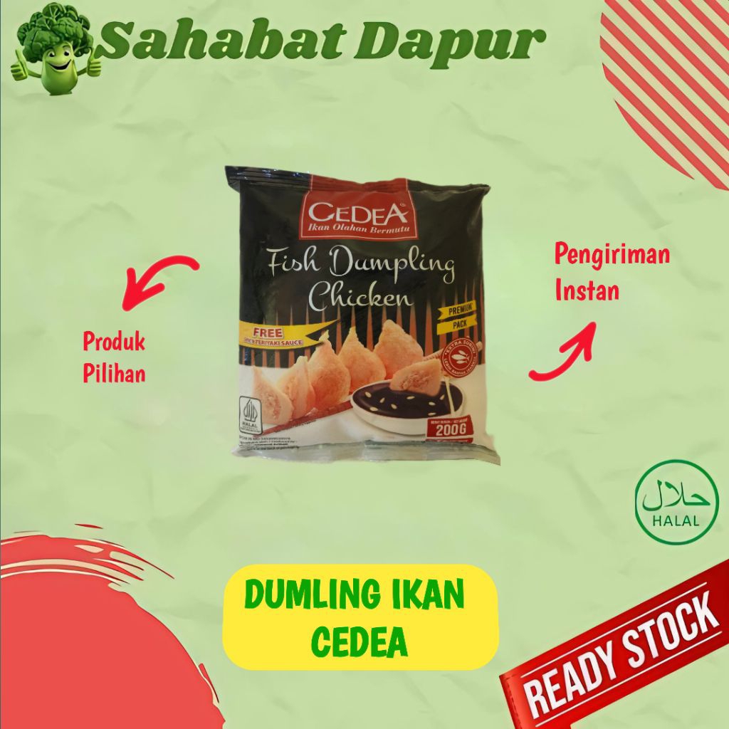 

Dumpling Ikan Cedea 200g - Frozen Food Palembang