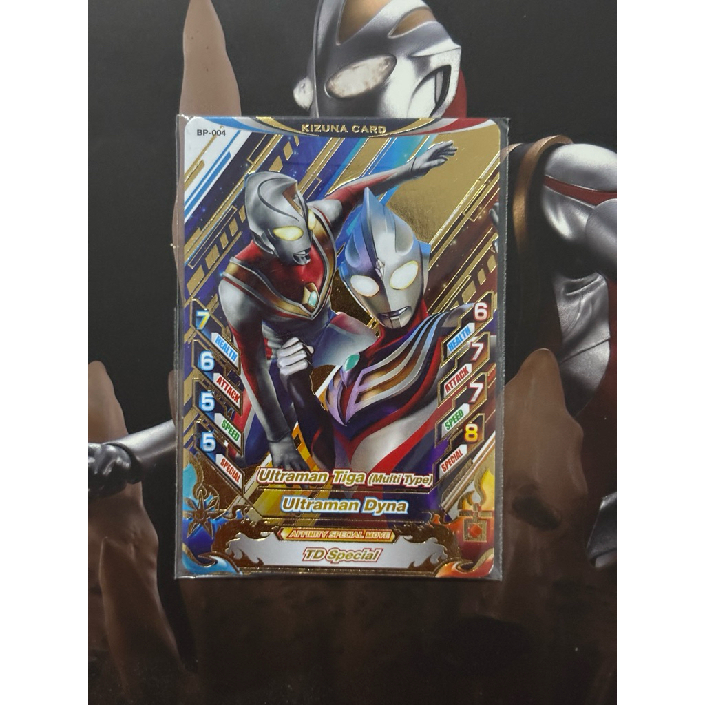 Ultraman Tiga & Dyna CP - Kartu Ultraman Fusion Fight R/B