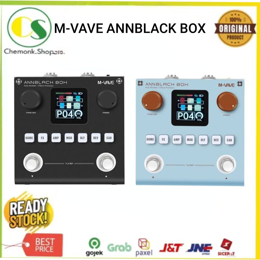 Efek Gitar MVAVE M-Vave ANNBLACKBOX / AnnBlackbox Guitar Multi Effect Pedals