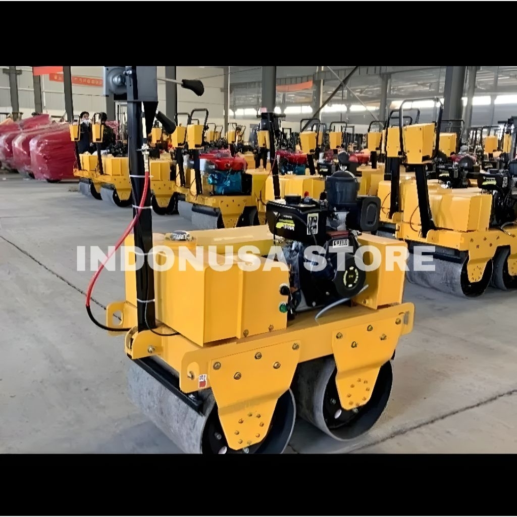 Mesin Baby Roller Tandem Roller Pemadat Aspal Ready-Stok