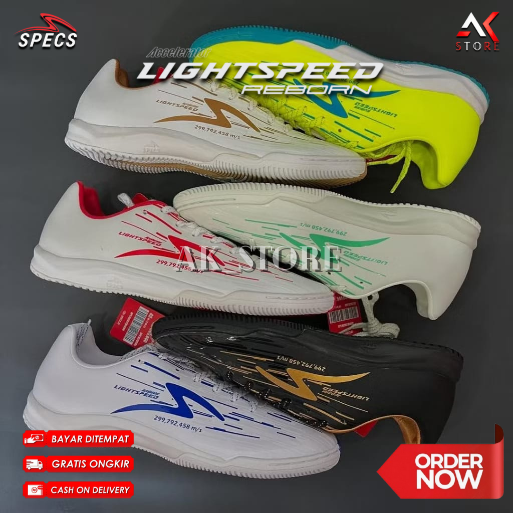Specs Lightspeed Reborn IN (Sepatu Futsal)