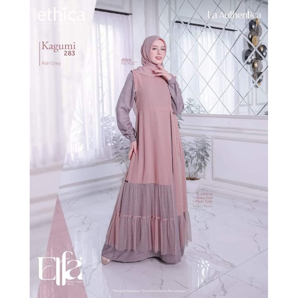 SALE 40% GAMIS ETHICA KAGUMI 283 ASH GREY BY ETHICA_GAMIS ETHICA TERBARU_GAMIS ETHICA DISKON TERMURA