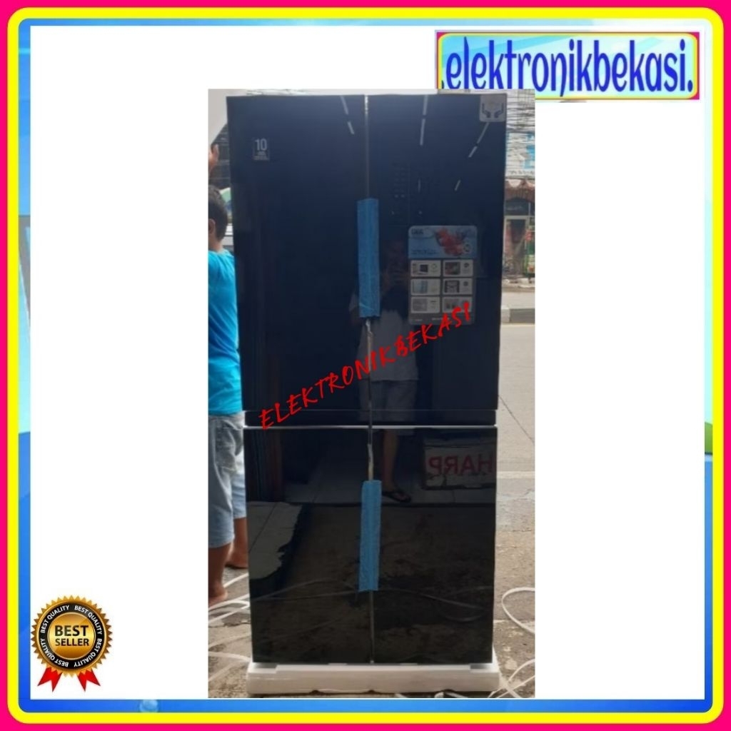 KULKAS GEA G4D 404  / KULKAS GEA SIDE BY SIDE G4D 404 R INOX / KULKAS SBS GEA G4D 404 BLACK