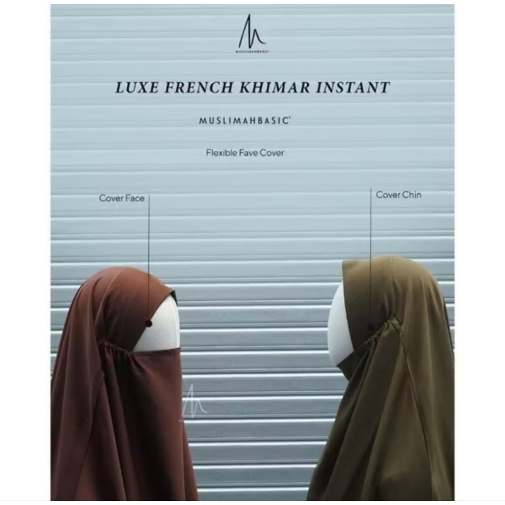 preloved #luxe french khimar #muslimah basic #like new