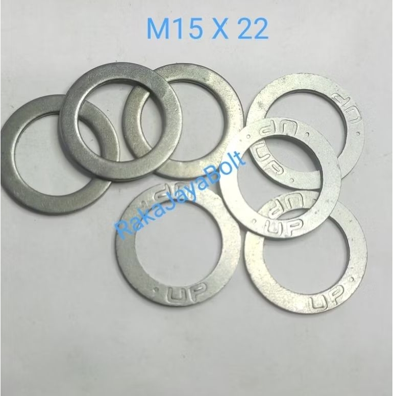 Ring Plat Baja M15x22mm Tebal 1,2mm Ring Tipis Washer Plat Baja