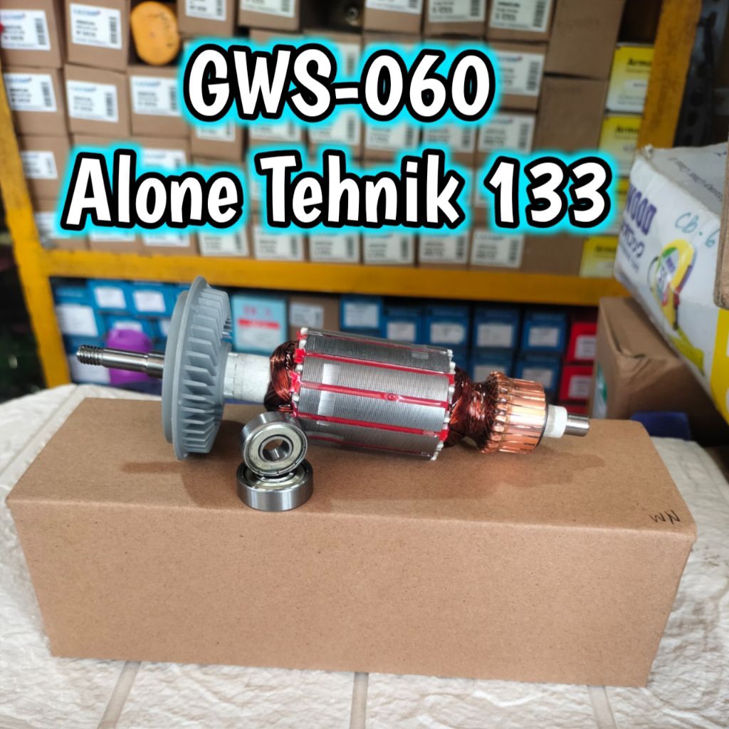 ARMATURE GWS 060 ANGKER GWS 0-60 ROTOR GERINDA BOSCH GWS060