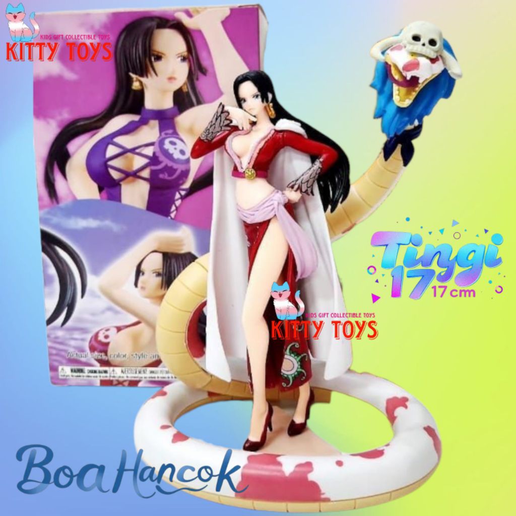TERBARU Action Figure Boa Hancock Salome Snake One Piece Dxf Statue