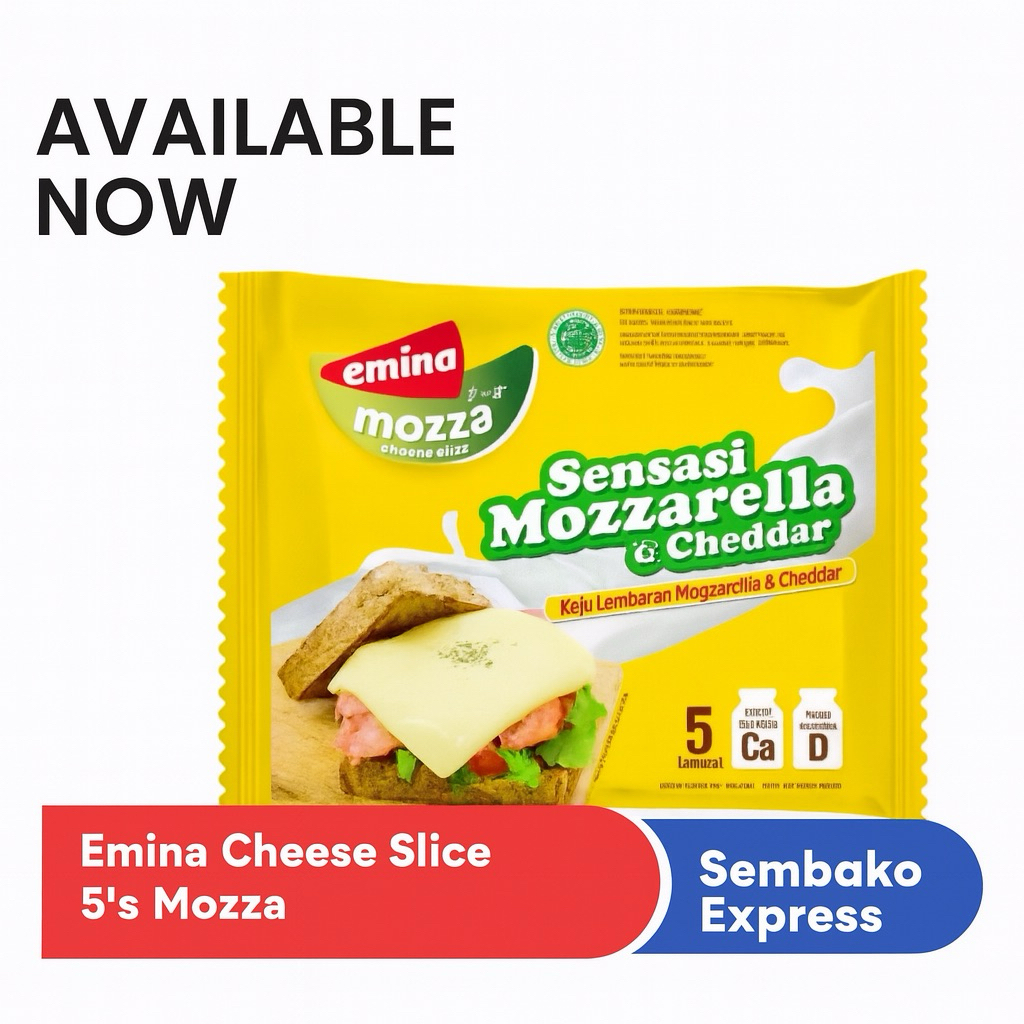

Emina Mozza Slice 5 Lembar – Sensasi Lelehan Mozzarella & Cheddar
