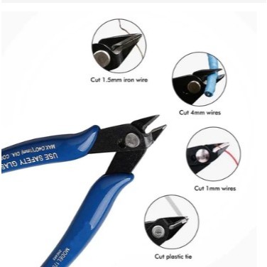 Marbelonline - Tang Potong Kecil Elektronik Mini Wire Cutter Precision Tools untuk Kabel, Kawat, dan