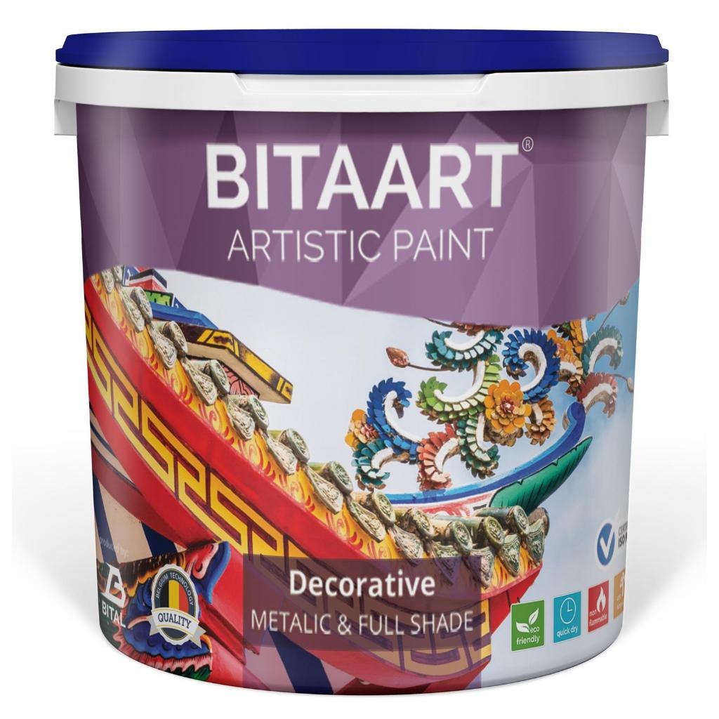 Dulux - 1Kg Cat Metalik Cat Dekorasi-Bitaart Paint