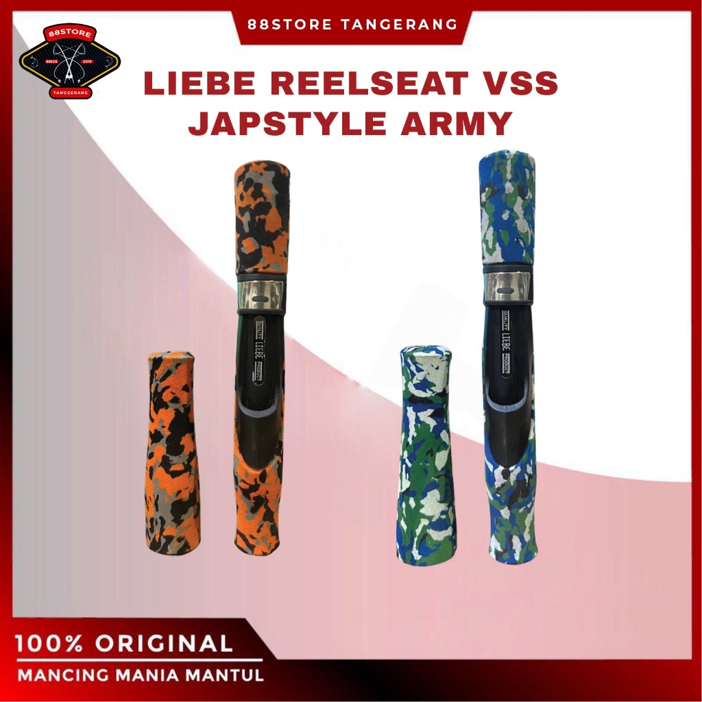 88storetangerang Liebe Reelseat joran vss japstyle set busa army