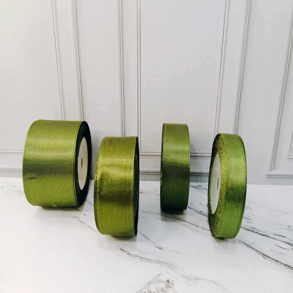 

Pita Satin Hijau Lumut Tua 0,5 inch, 1 inch, 1,5 inch, 3/4 inch (per roll)