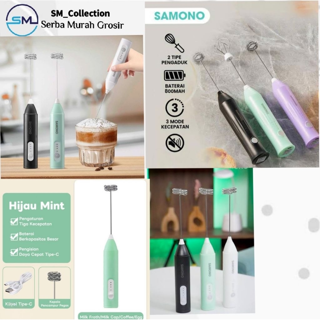 kocokan telur/mixer mini/kocokan serbaguna/kocokan minuman/kocokan samono