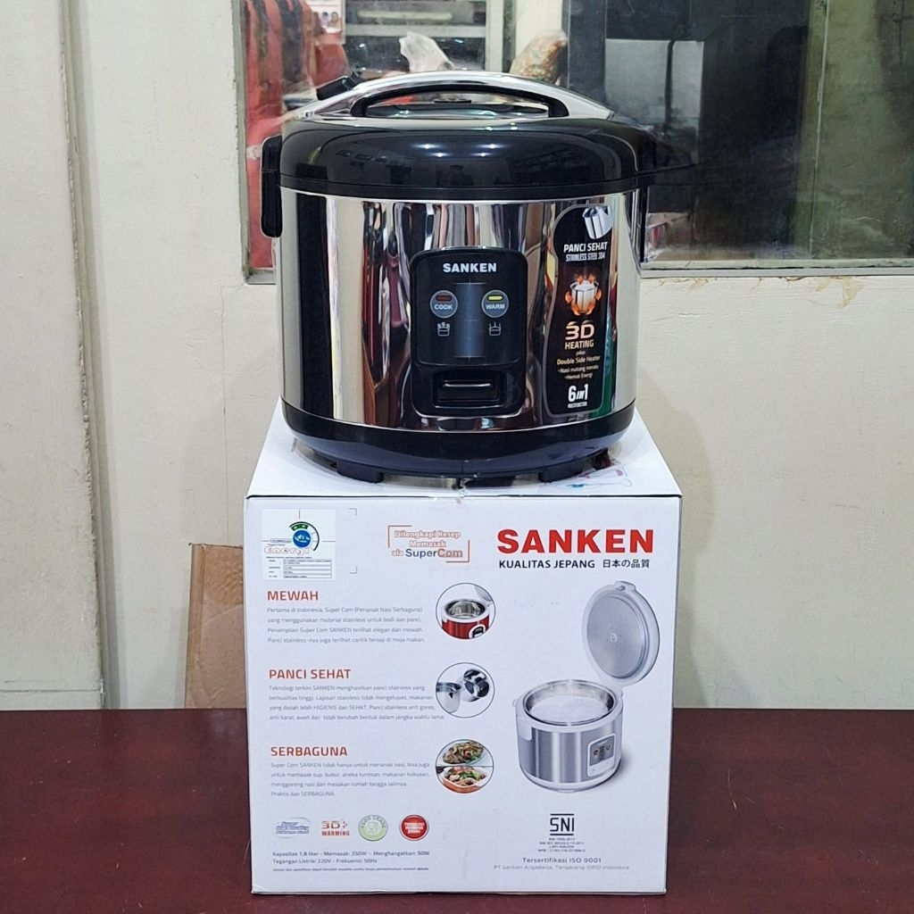 Magic Com 1.8 Liter Sanken SJ 1999 / Sanken SJ 1999 Panci Stainless