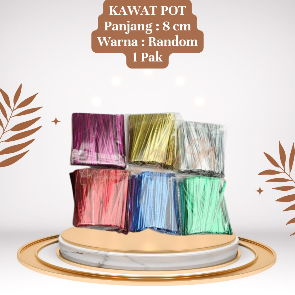

Kawat Potong / Tali Souvenir / Twistie 8 cm