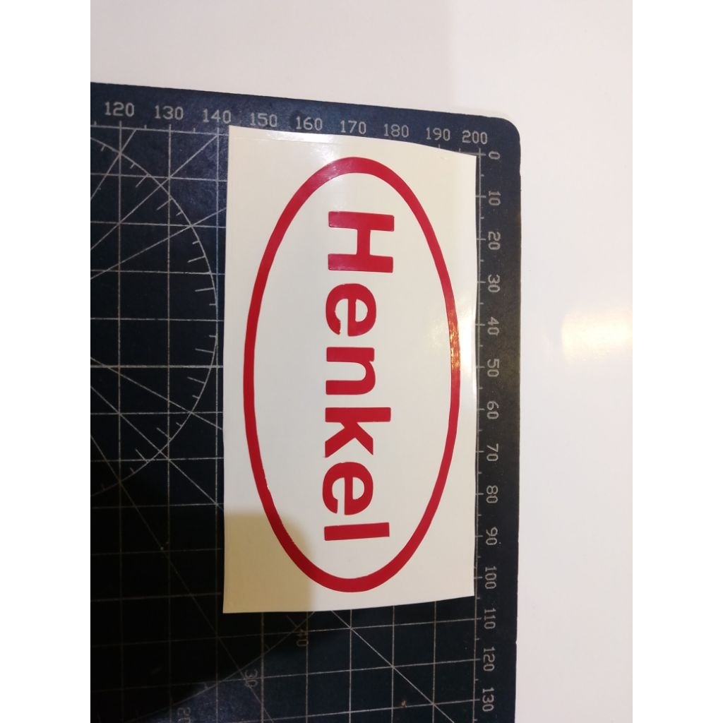 

stiker cutting henkel