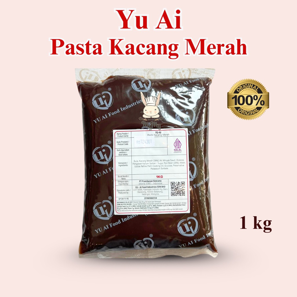 

Yu Ai Filling Mooncake Pasta Kacang Merah 1 kg