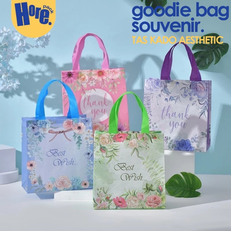 

Tas Kado / Hadiah Motif Bunga / Tas Serbaguna / Goodiebag Kado / Tas Souvenir