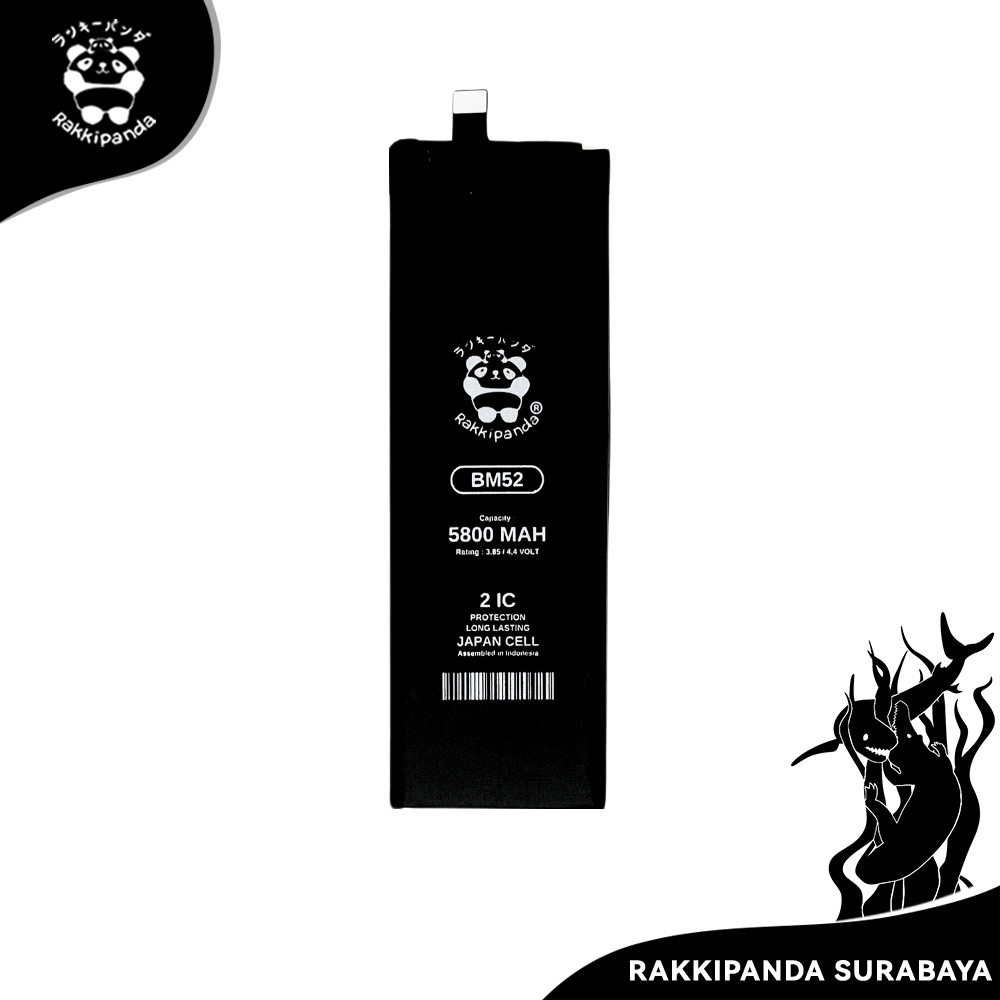 Baterai Rakkipanda BM52 Mi Note 10 / Mi Note 10 Pro / Mi Note 10 Lite / Mi CC9 Pro