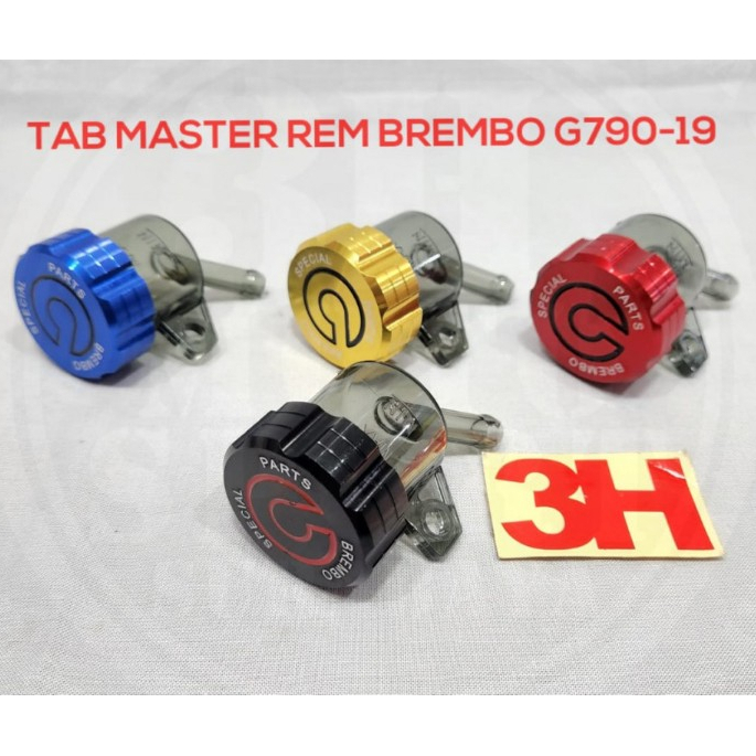 TABUNG MASTER REM BREMBO G790-19 MERAH BIRU GOLD HITAM
