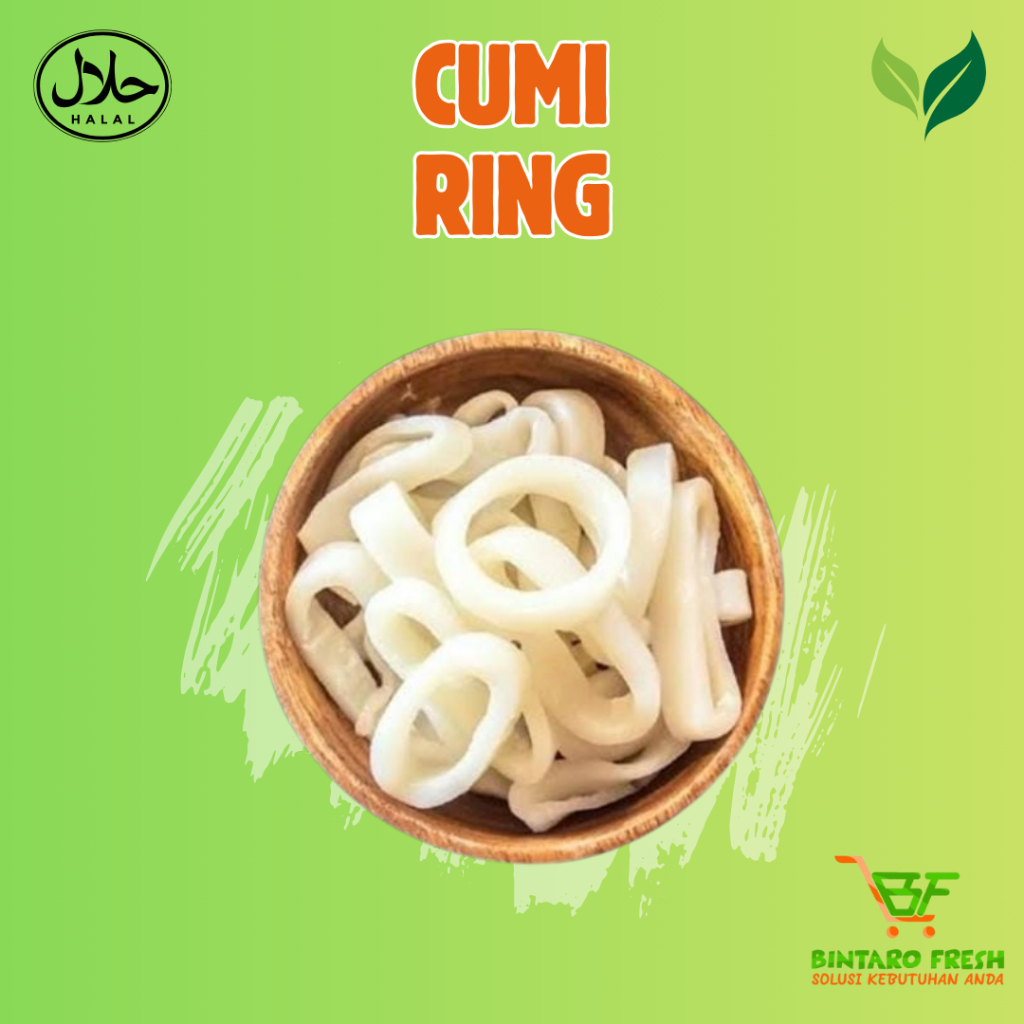Cumi ring frozen 500gr/ Cumi frozen food/ Cumi cincin beku