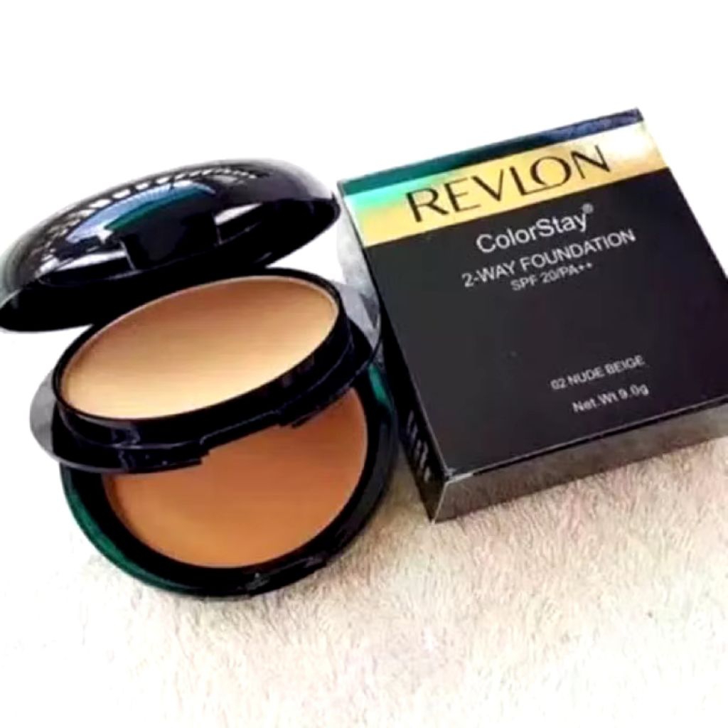 Bedak Maybelline / Revlon 2in1 Colorstay