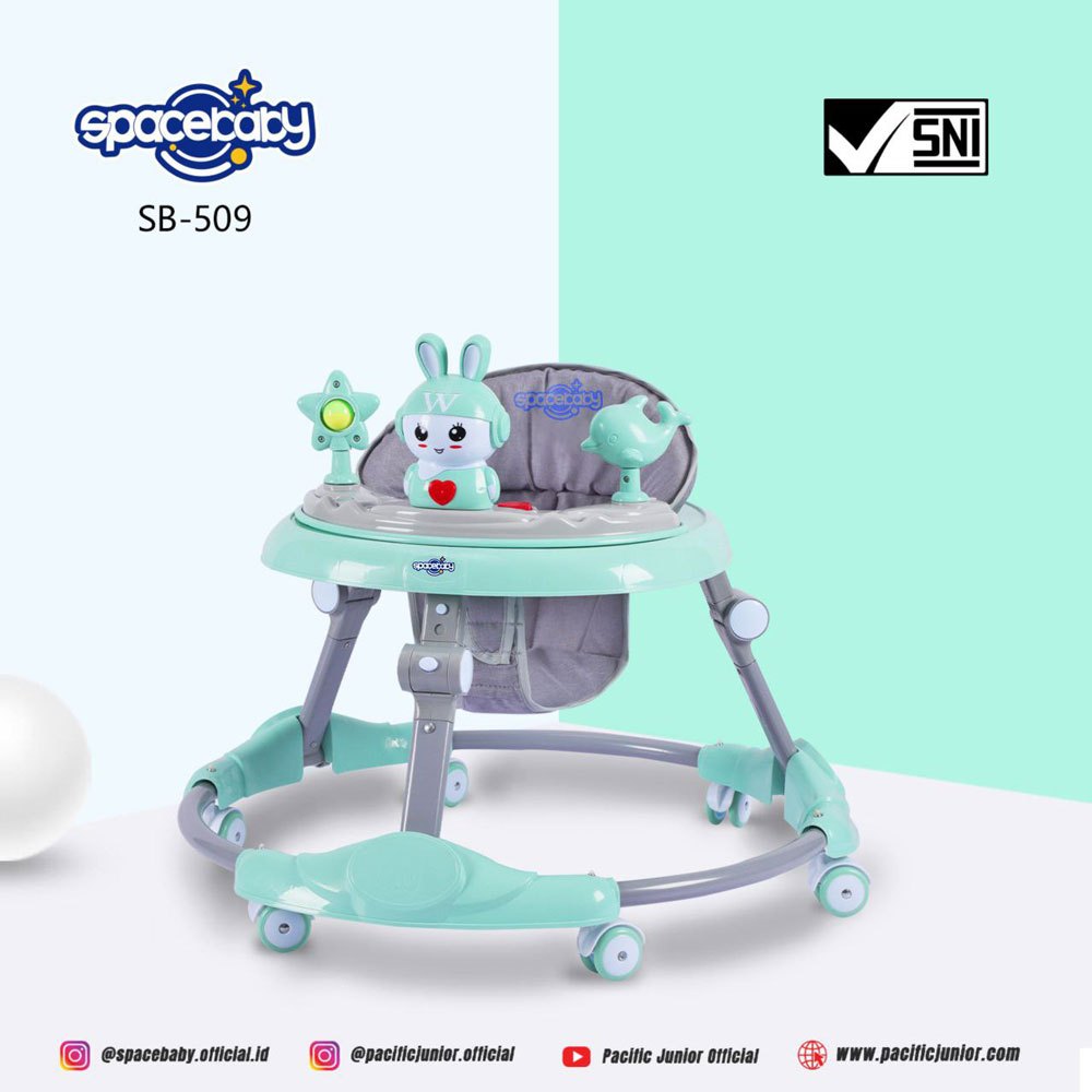 Baby Walker Space Baby by  PACIFIC SB 509 /Sepeda Jalan Bayi Space Baby  PACIFIC SB-509