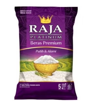 

Raja platinum Beras premium 5KG