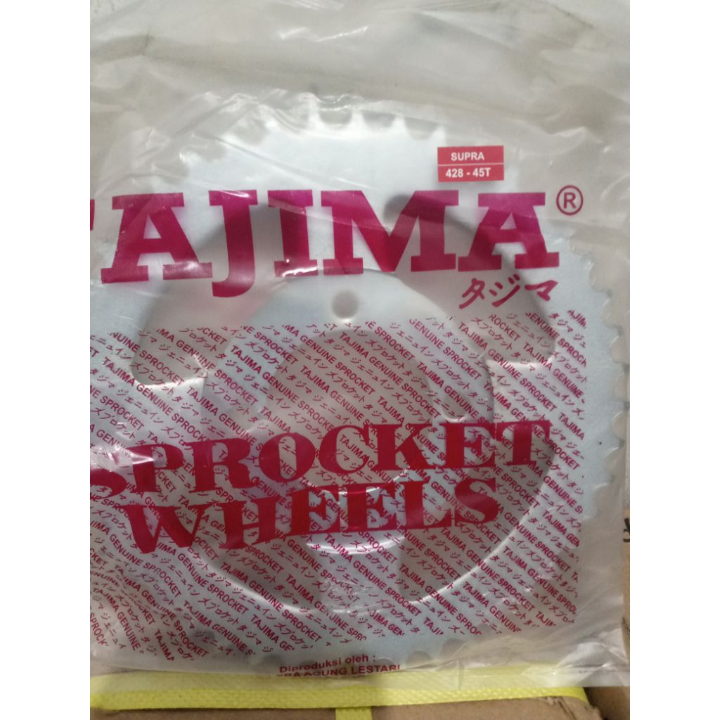 Gir gear gir belakang Supra 45T