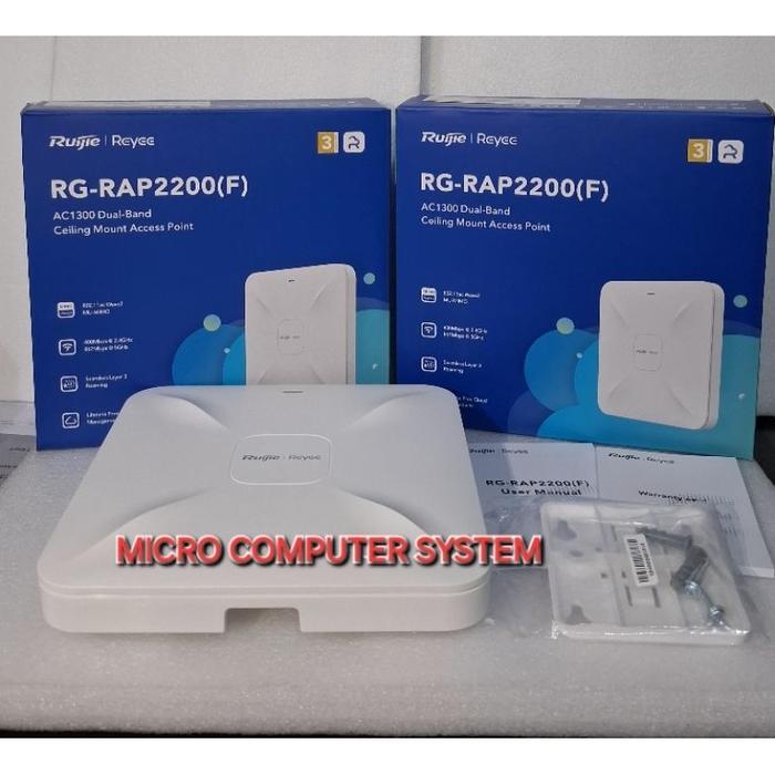 Ruijie RG-RAP2200F RAP-2200F RAP2200 AC1300 DualBand Ceiling Access Point