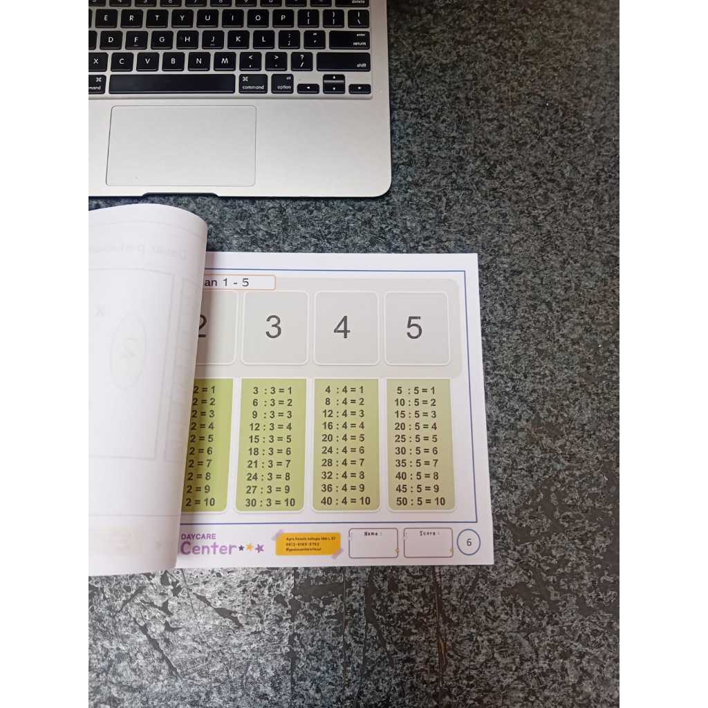 

Genius Center Matematika Tabel Pembagian dan Latihan Dasar