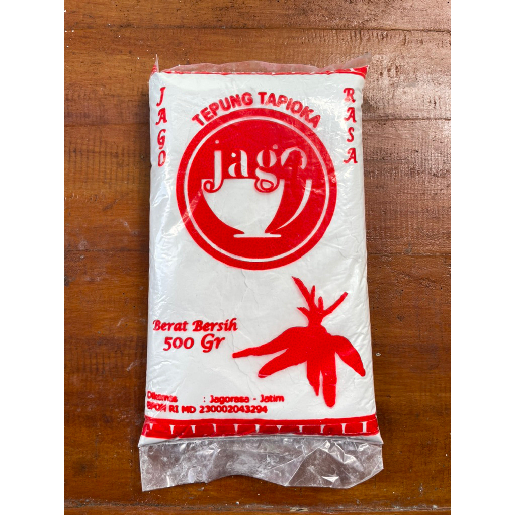 

Tepung Tapioka/Kanji cap Jago 500gr