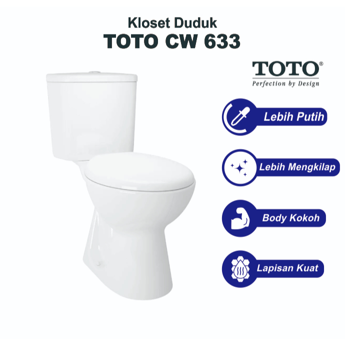 Kloset Duduk / Closet Duduk / Toilet Monoblock