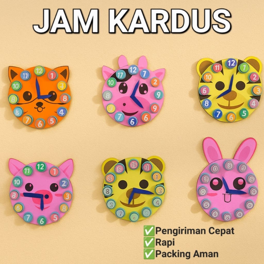 PRAKARYA JAM KARDUS TUTUP BOTOL PRAKARYA KERAJINAN TUGAS SEKOLAH