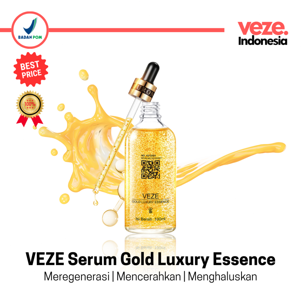VEZE Oil Serum – Luxury Gold Essence 100mL