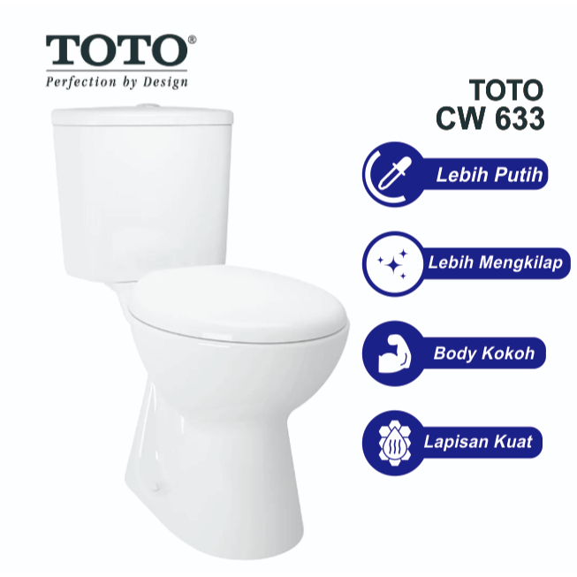CLOSET / KLOSET / TOILET DUDUK MONOBLOK TOTO / OULU / KIA / ICEPOL / VOLK / TRILLIUN INSTANT / GOSEN