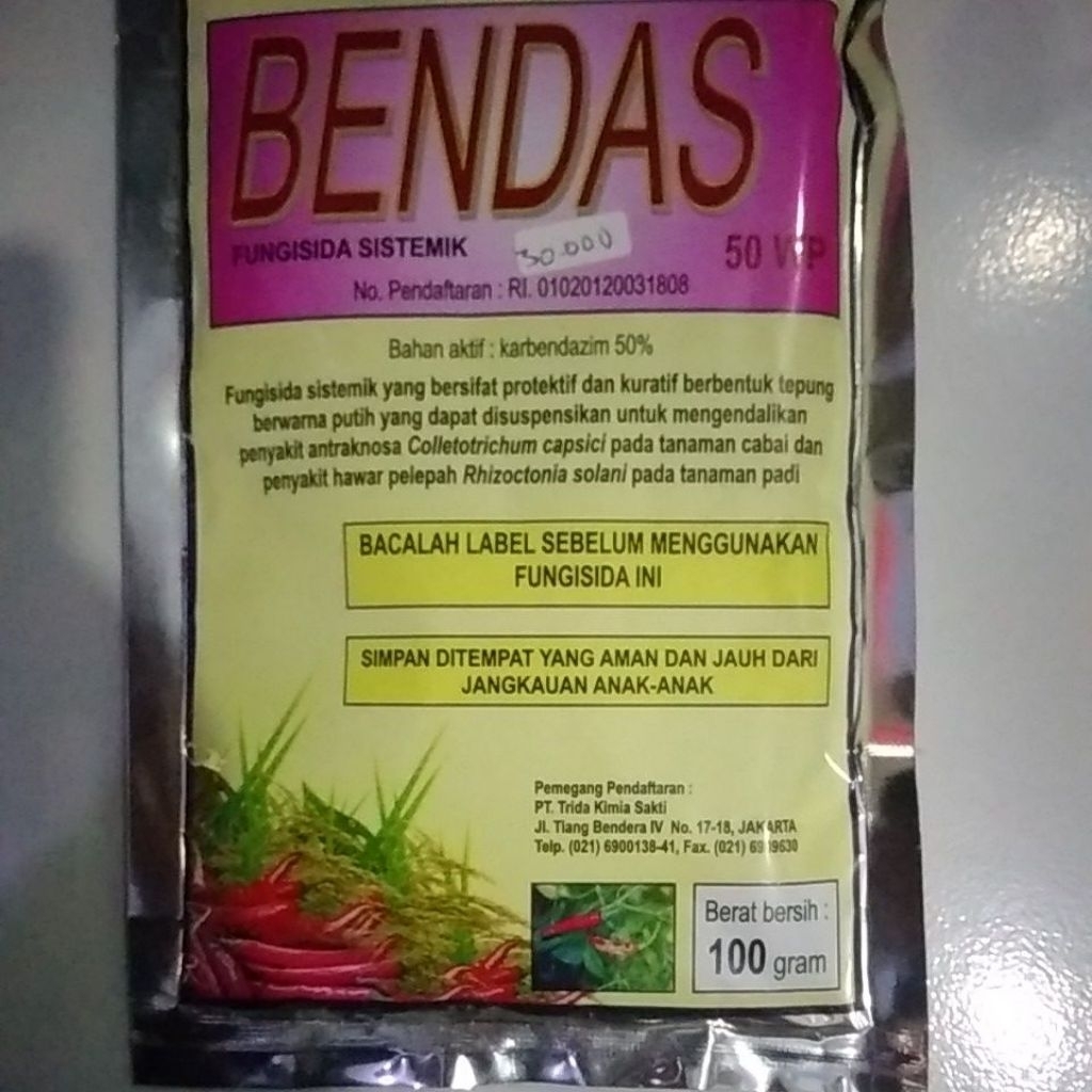 Fungisida Sistemik Bendas 50 WP