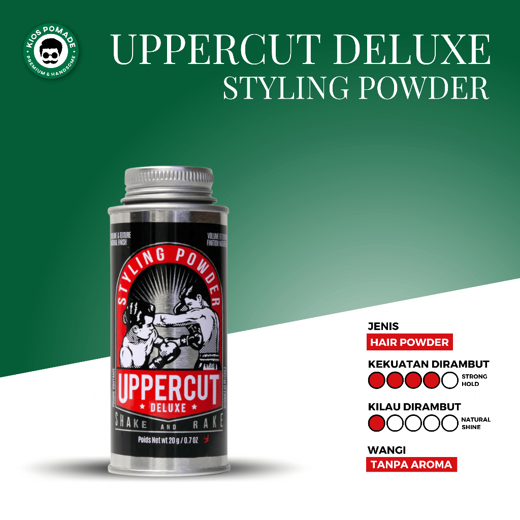 Hair Powder Uppercut Deluxe Styling Powder - Bedak Rambut Pria