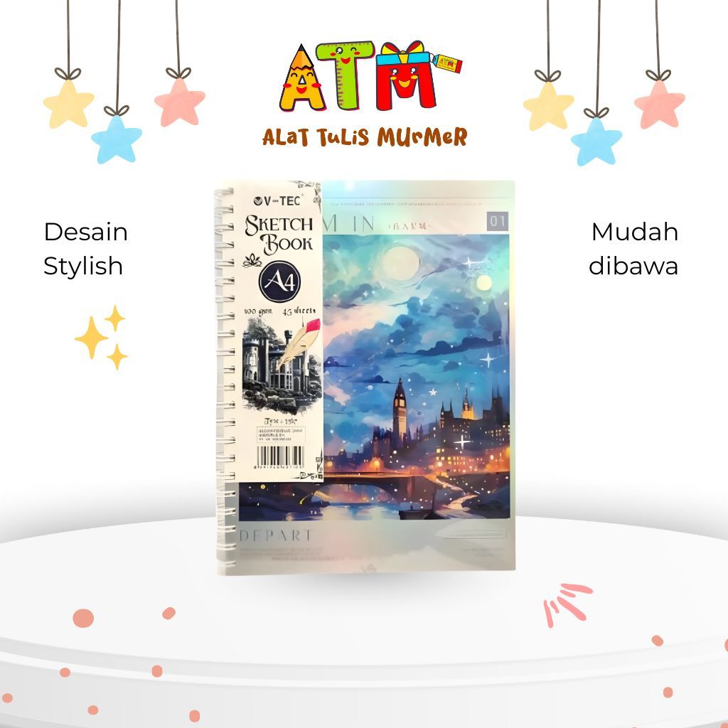 

Buku Sketsa/Sketchbook/Vtec Sketch Book SB 402GC 45 Sheets