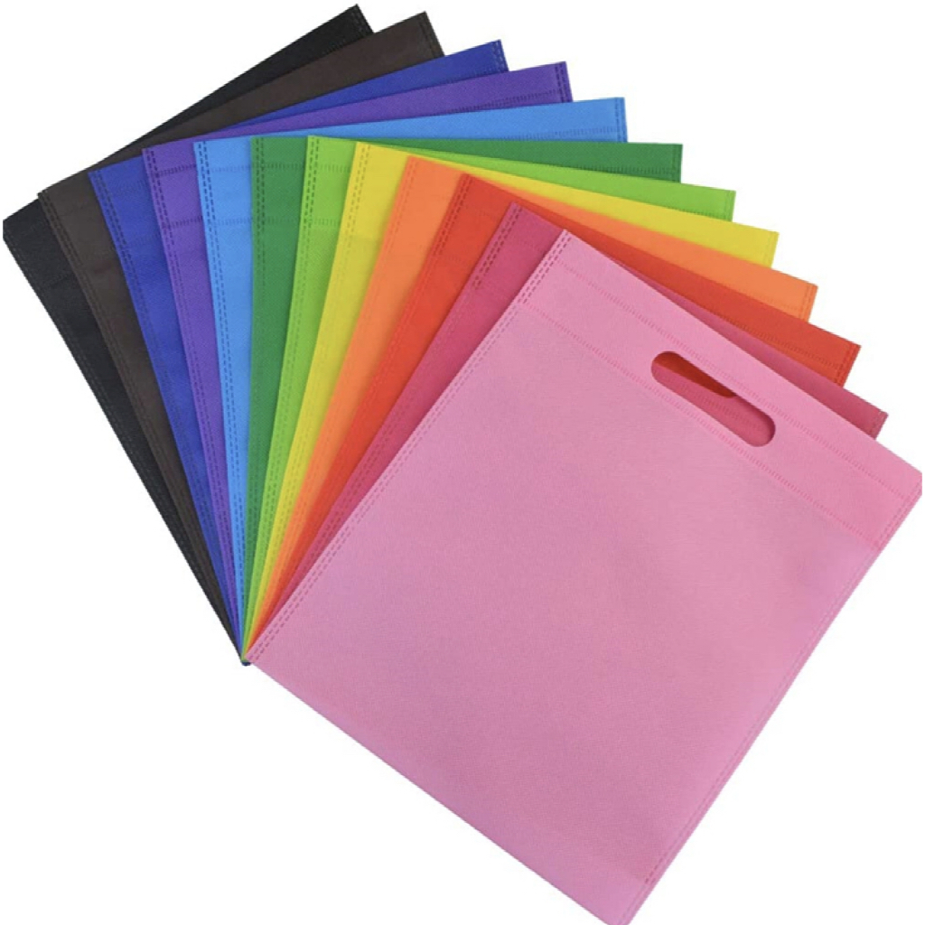 tas belanja kain tas spunbond satuan bolong tas tenteng kain goodie bag tas belanja besar tas kain