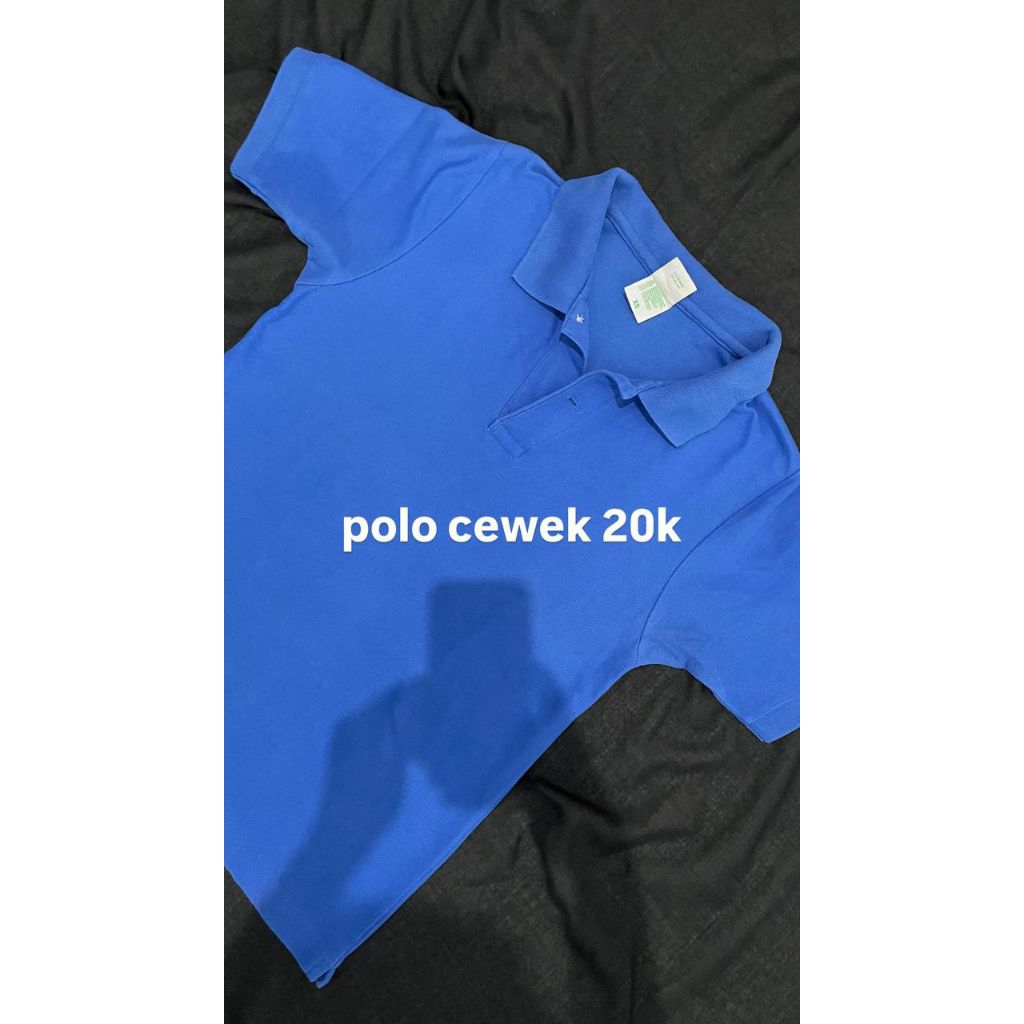 PL kaos polo cewek