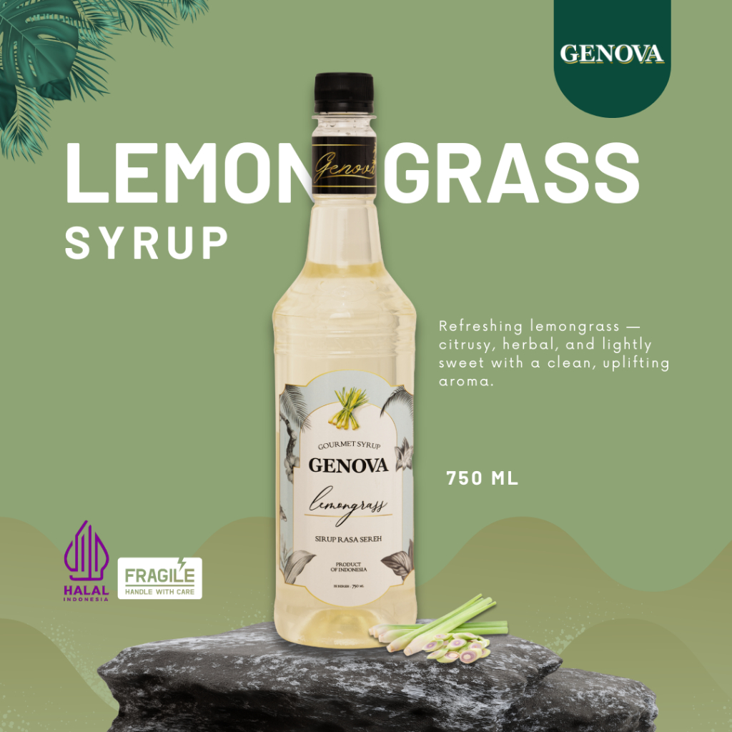 Genova Lemongrass Syrup 750ml
