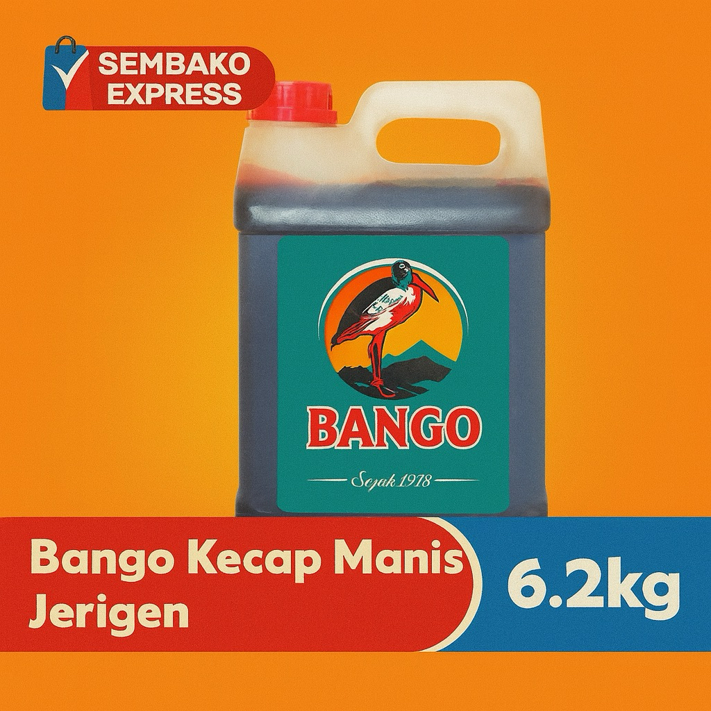 

Bango Kecap Manis 6.2kg – Rasa Manis Gurih Khas Bango untuk Masakan Lezat