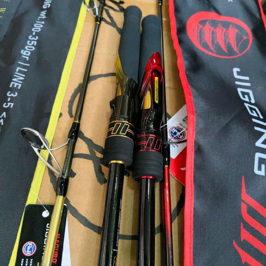 joran pancing maguro dinasty jigging carbon solid 180 cm type spinning sp 602