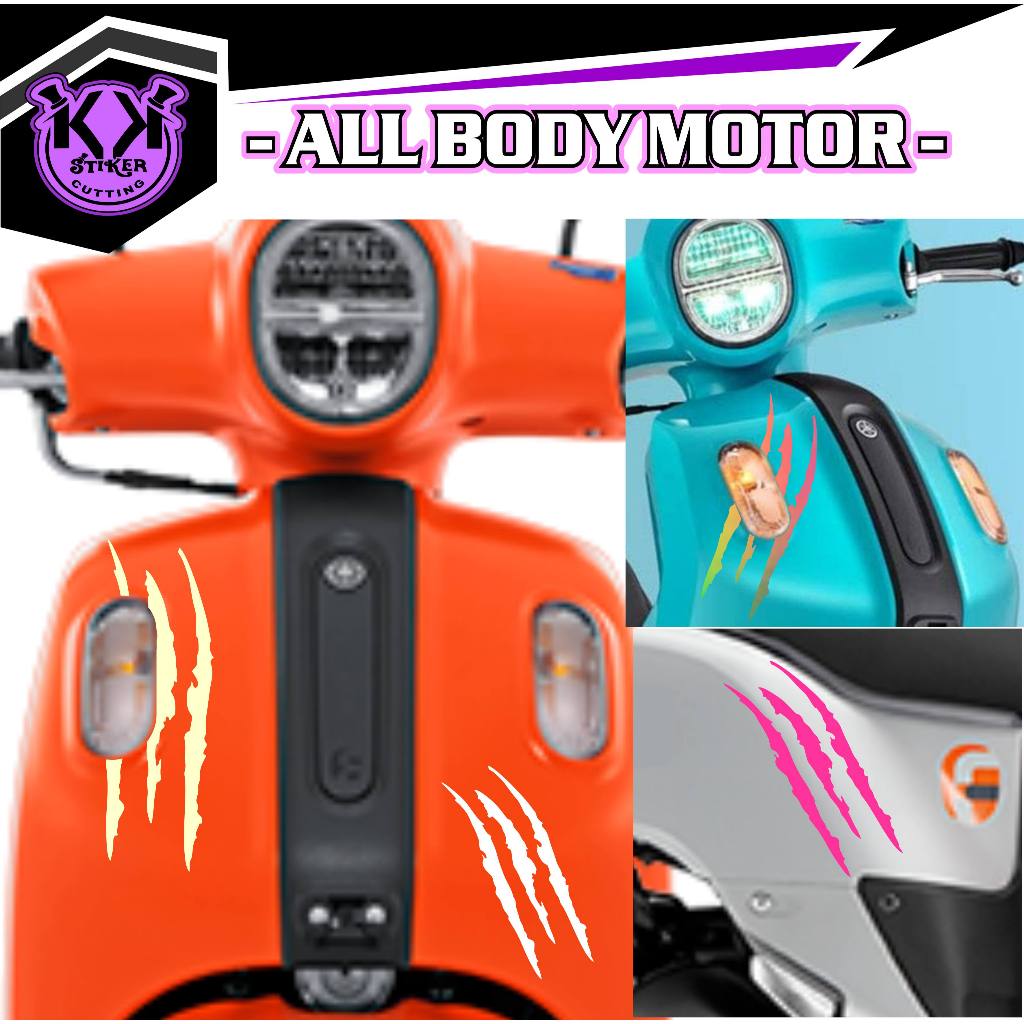 SC.347/STICKER CUTTING/STIKER CAKAR/STIKER 3D/STIKER 3D CAKAR/STIKER CAKAR KUKU/STIKER CAKAR HEWAN