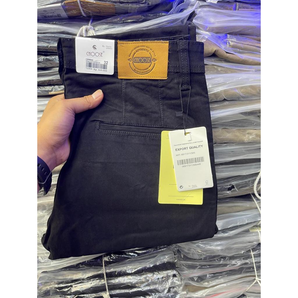 Aerostreet 27-44 Chinos choose Panjang Elvano Hitam Celana Chino EAAAA